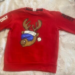 Holiday Time Vibrant Red Pullover
